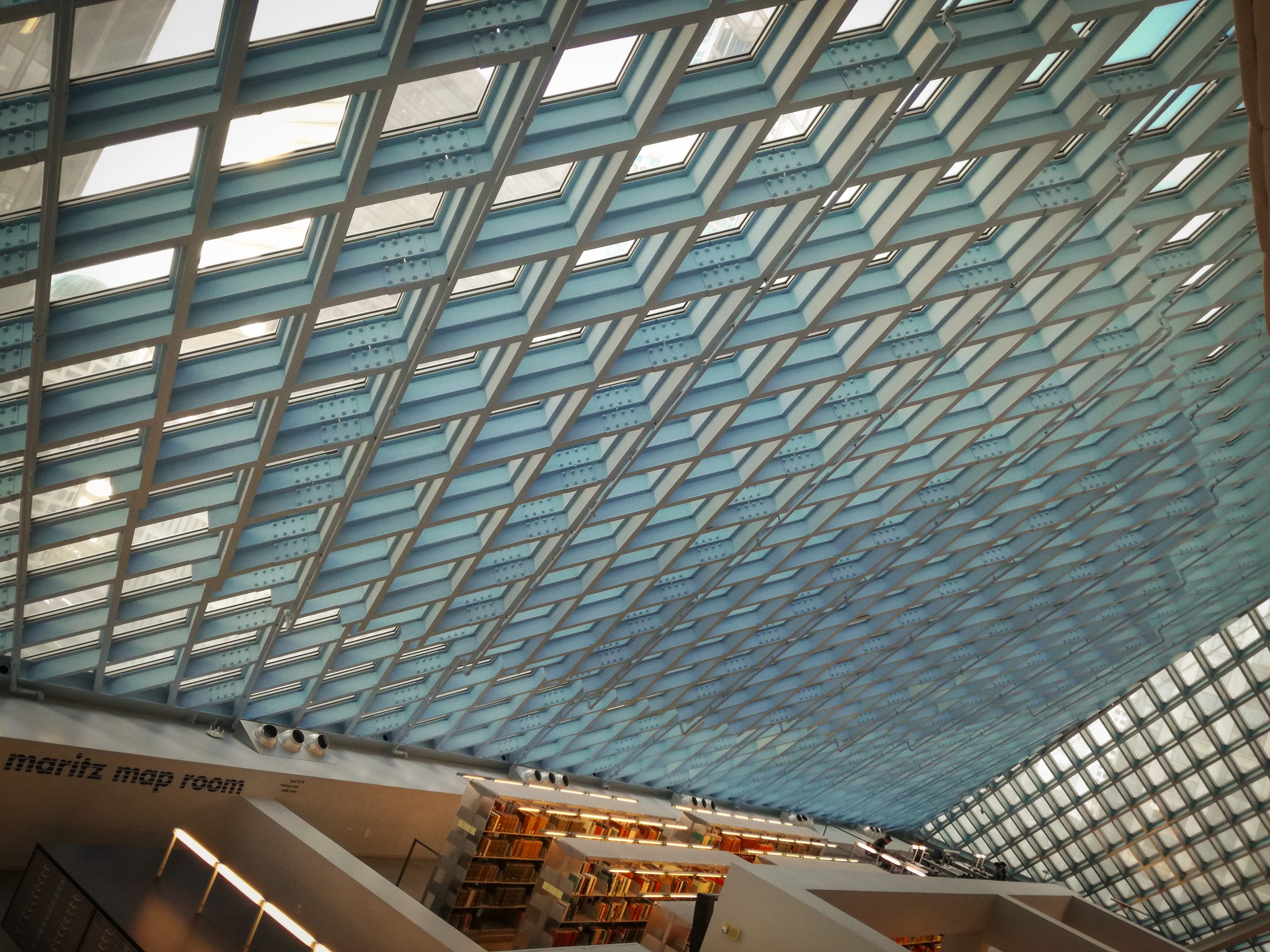 Ceiling of Seattle Central Library